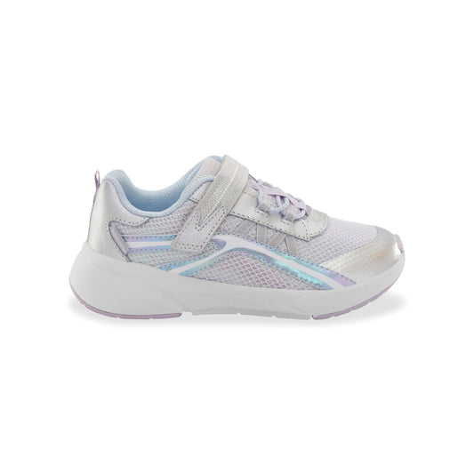 Stride Rite Journey 3.0 Sneaker - Big Kid Silver Sparkle